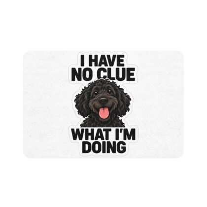 I Have No Clue What I'm Doing Pet Food Mat | Doodle